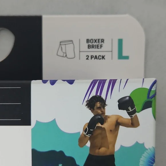 Pair Of Thieves Men's Underwear Large Brown & Blue - Picture 4 of 5